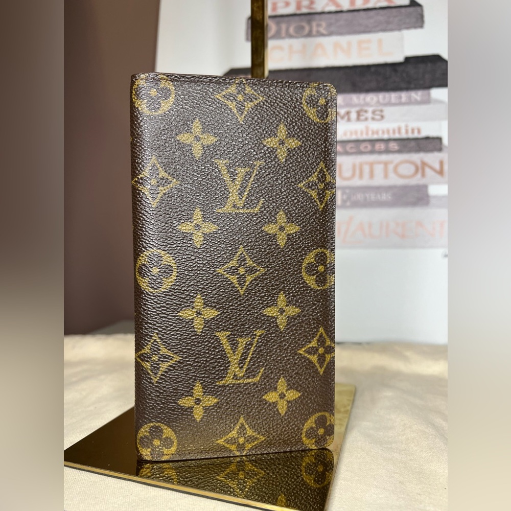💎Authentic Louis Vuitton 💎Cartes- Valeurs Card Checkbook Wallet Holder